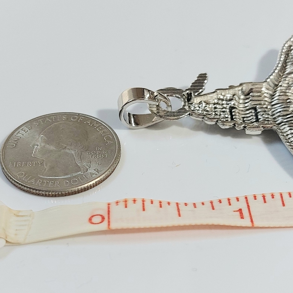 Silver Wicked Witch Necklace Pendant - Picture 4 of 4